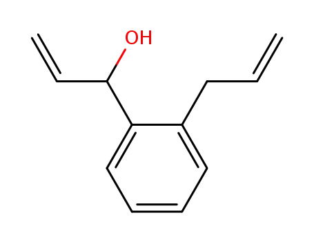 Molecular Structure of 291525-79-6 (Benzenemethanol, -alpha--ethenyl-2-(2-propenyl)- (9CI))