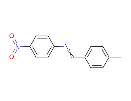 벤젠 아민, N-[(4- 메틸페닐) 메틸렌] -4- 니트로-