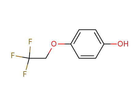 Molecular Structure of 129560-99-2 (4-(2,2,2-TRIFLUOROETHOXY)PHENOL)
