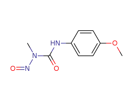 Molecular Structure of 25355-59-3 (3-(4-methoxyphenyl)-1-methyl-1-nitrosourea)