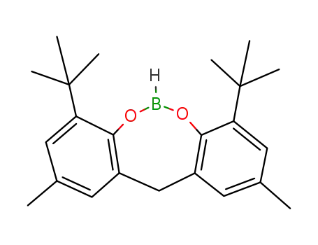 Molecular Structure of 188707-76-8 (4,8-di-tert-butyl-2,10-dimethyl-12H-dibenzo[d,g][1,3,2]dioxaborocine)