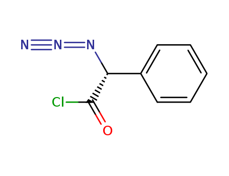 Benzeneacetyl chloride,a-azido-, (aR)-