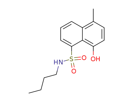 N-Butyl-8-hydroxy-5-methylnaphthalene-1-sulphonamide