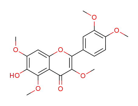 2-(3,4-dimethoxy-phenyl)-6-hydroxy-3,5,7-trimethoxy-chromen-4-one