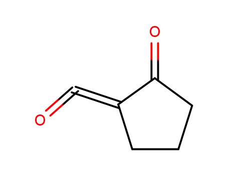 Molecular Structure of 3491-01-8 (Cyclopentanone, 2-carbonyl-)