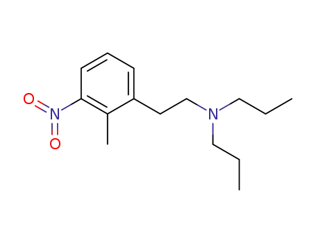 Molecular Structure of 91374-23-1 (N,N-Dipropyl-2-methyl-3-nitrophenylethanamine)