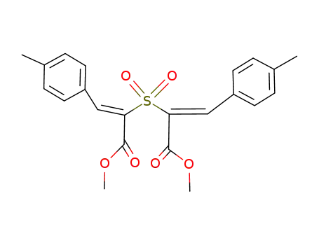 (Z)-2-((Z)-1-Methoxycarbonyl-2-p-tolyl-ethenesulfonyl)-3-p-tolyl-acrylic acid methyl ester