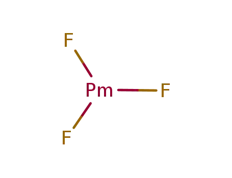 Molecular Structure of 13709-45-0 (promethium trifluoride)