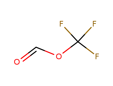 Molecular Structure of 85358-65-2 (Methanol, trifluoro-, formate)