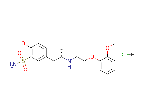 Benzenesulfonamide, 5-[2-[[2-(2-ethoxyphenoxy)ethyl]amino]propyl]-2-methoxy-, monohydrochloride (9CI)