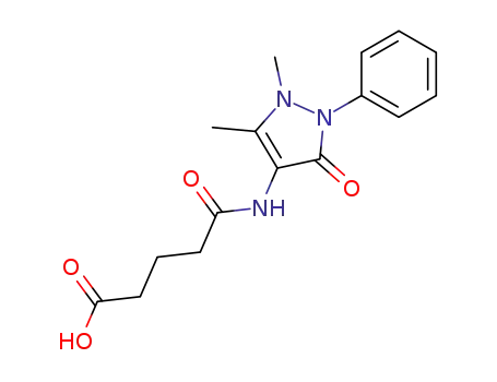 Molecular Structure of 37833-20-8 (N-antipyrine-glutaramic acid)