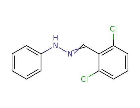 Molecular Structure of 6579-24-4 (1-(2,6-dichlorobenzylidene)-2-phenylhydrazine)