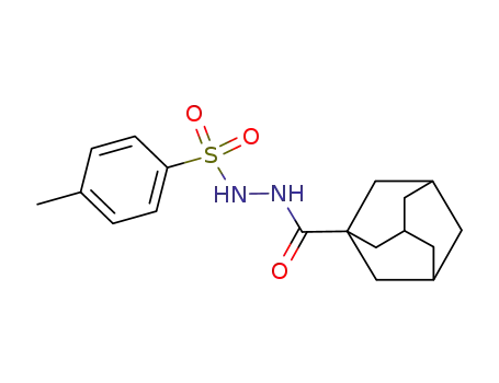 Molecular Structure of 17774-98-0 (Adamantan-1-carbonsaeure-N<sup>2</sup>-p-tosylhydrazid)