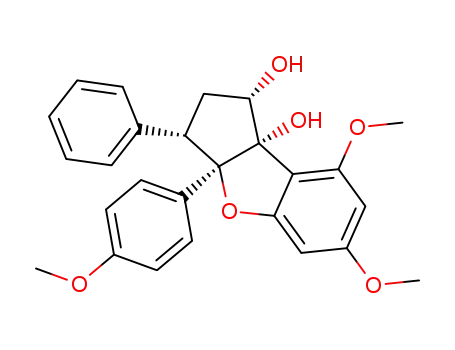 Molecular Structure of 147059-46-9 (Rocaglaol)