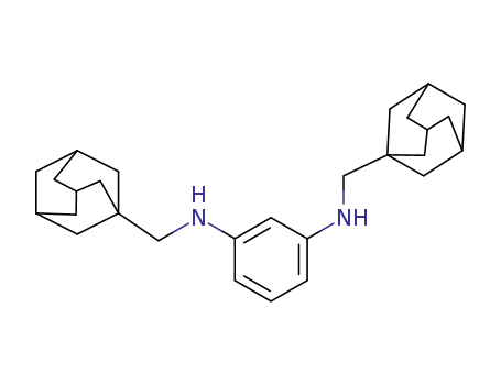 Molecular Structure of 1283234-38-7 (N,N'-bis(1-adamantylmethyl)benzene-1,3-diamine)