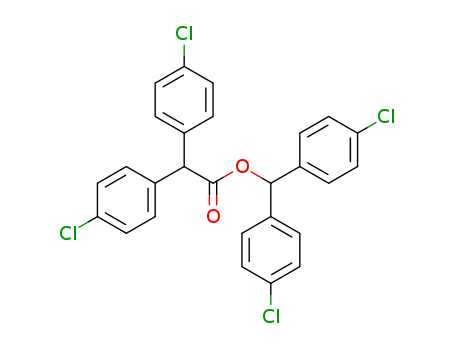 Benzeneacetic acid,4-chloro-a-(4-chlorophenyl)-,bis(4-chlorophenyl)methyl ester cas  13144-34-8