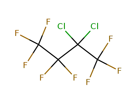 Molecular Structure of 355-18-0 (2,2-dichloro-1,1,1,3,3,4,4,4-octafluoro-butane)