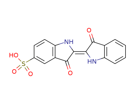 1H-Indole-5-sulfonic acid, 2-(1,3-dihydro-3-oxo-2H-indol-2-ylidene)-2,3-dihydro-3-oxo-