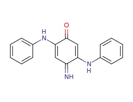 Molecular Structure of 98300-11-9 (2,5-Cyclohexadien-1-one, 4-imino-2,5-bis(phenylamino)-)