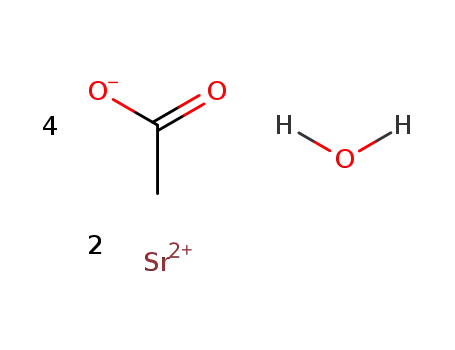 Molecular Structure of 6100-93-2 (acetic acid ; strontium acetate)