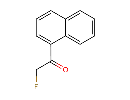 Molecular Structure of 112260-69-2 (Ethanone, 2-fluoro-1-(1-naphthalenyl)- (9CI))