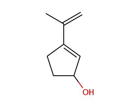 Molecular Structure of 137380-61-1 (2-Cyclopenten-1-ol, 3-(1-methylethenyl)-)