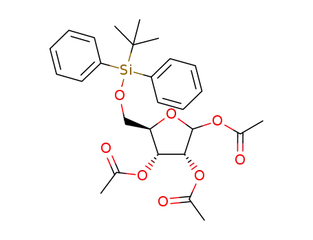2,3-O-diacetyl-5-O-tert-butyldiphenylsilyl-D-ribofuranosyl acetate