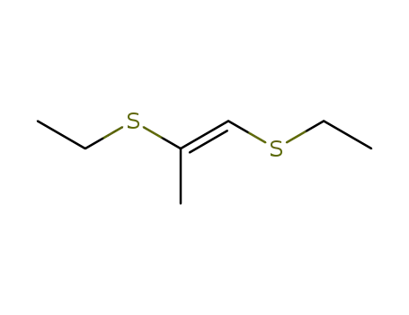 1-Propene, 1,2-bis(ethylthio)-, (E)-