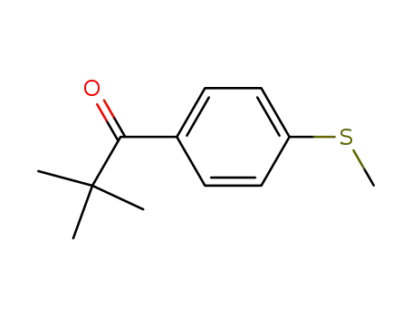 Molecular Structure of 73242-19-0 (2,2-DIMETHYL-4'-THIOMETHYLPROPIOPHENONE)