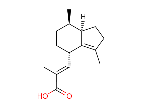 2-Propenoic acid,3-[(4S,7R,7aR)-2,4,5,6,7,7a-hexahydro-3,7-dimethyl-1H-inden-4-yl]-2-methyl-,(2E)-(3569-10-6)