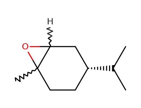 Molecular Structure of 851520-66-6 ((3R)-3-isopropyl-6-methyl-7-oxabicyclo[4.1.0]heptane)