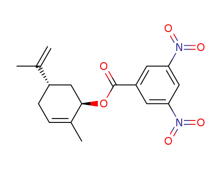 Molecular Structure of 57429-67-1 (3,5-dinitrobenzoate ester of (+)-trans-carveol)