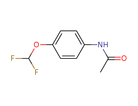 Molecular Structure of 22236-11-9 (4'-(Difluoromethoxy)acetanilide)