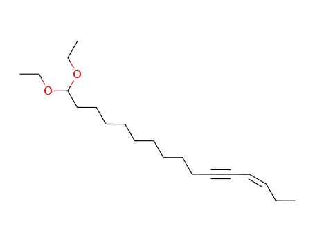Molecular Structure of 1214742-94-5 ((Z)-1,1-diethoxyhexadec-13-en-11-yne)
