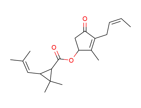 3-(But-2-en-1-yl)-2-methyl-4-oxocyclopent-2-en-1-yl 2,2-dimethyl-3-(2-methylprop-1-en-1-yl)cyclopropane-1-carboxylate