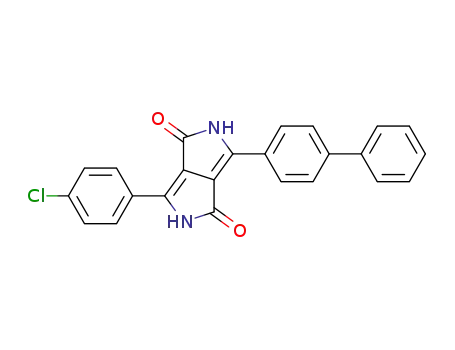 Pyrrolo[3,4-c]pyrrole-1,4-dione,
3-[1,1'-biphenyl]-4-yl-6-(4-chlorophenyl)-2,5-dihydro-