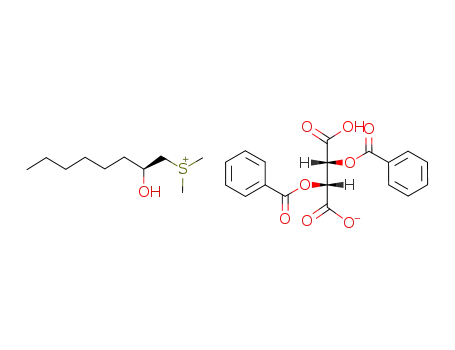 (2R,3R)-2,3-Bis-benzoyloxy-3-carboxy-propionate((S)-2-hydroxy-octyl)-dimethyl-sulfonium;