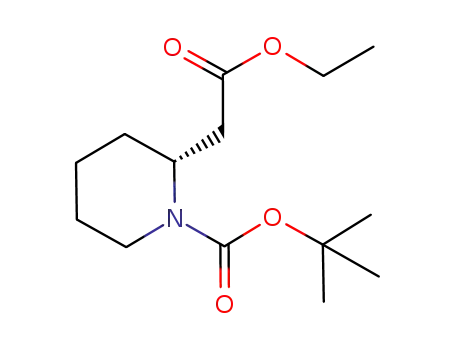 (R)-tert-butyl 2-(2-ethoxy-2-oxoethyl)piperidine-1-carboxylate