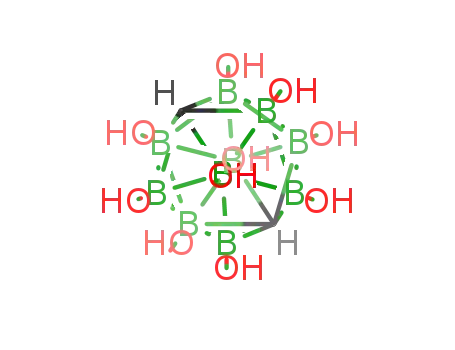 Molecular Structure of 226255-50-1 (closo-1,12-(H)2-1,12-C<sub>2</sub>B<sub>10</sub>(OH)10)