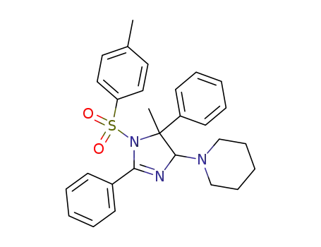 1-[5-Methyl-2,5-diphenyl-1-(toluene-4-sulfonyl)-4,5-dihydro-1H-imidazol-4-yl]-piperidine