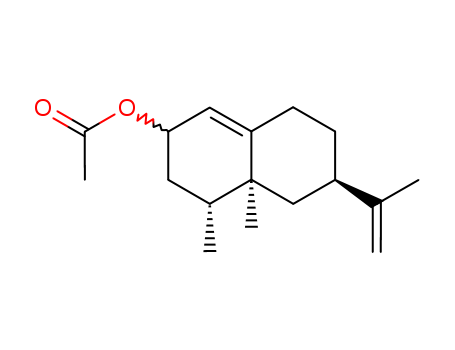 2-Naphthalenol,2,3,4,4a,5,6,7,8-octahydro-4,4a-dimethyl-6-(1-methylethenyl)-, 2-acetate