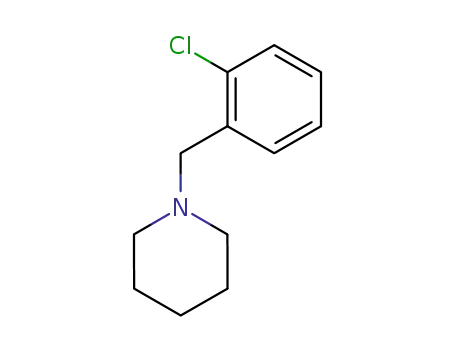 Molecular Structure of 59507-48-1 (1-(2-CHLOROBENZYL)PIPERIDINE)