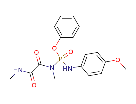 N-<p-anisodino(phenoxy)phosphonoyl>-N,N'-dimethyloxamide