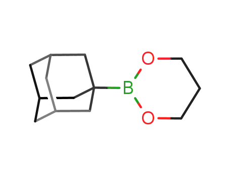 Molecular Structure of 79193-50-3 (2-(1-adamantyl)-1,3,2-dioxaborinane)