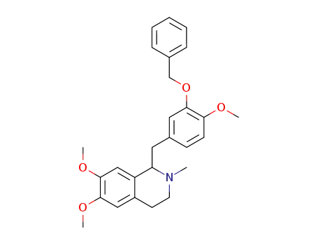 Molecular Structure of 41183-02-2 ((±)-O-benzyllaudanidine)