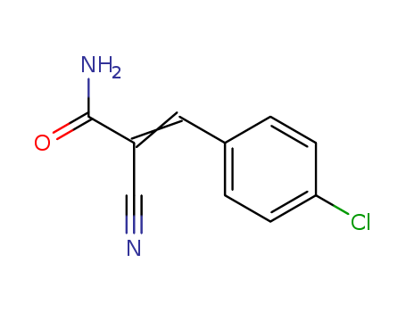 3-(4-chlorophenyl)-2-cyano-prop-2-enamide