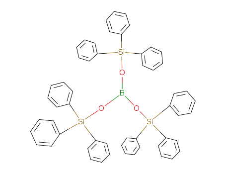 Molecular Structure of 1111-47-3 (tris(triphenylsiloxy)borane)
