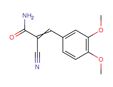 2-Cyano-3-(3,4-dimethoxyphenyl)acrylamide