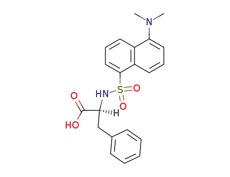 Molecular Structure of 1104-36-5 (DANSYL-L-PHENYLALANINE)