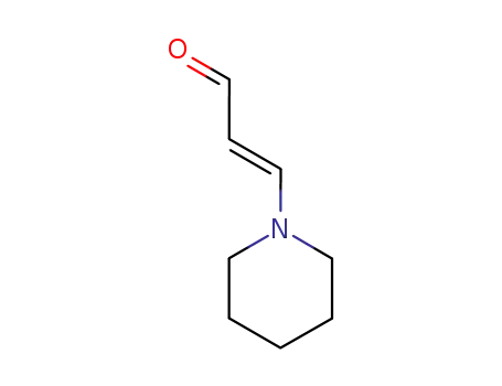 Molecular Structure of 34899-99-5 (3-(Piperidin-1-yl)acrylaldehyde)